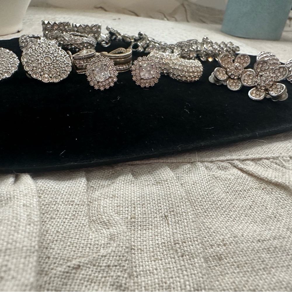 Costume clip on earrings